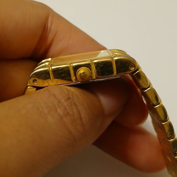Vtg Elgin Diamond Elegant Gold Tone Quartz Bracelet Watch EM846 Japan Movt READ - Picture 12 of 16